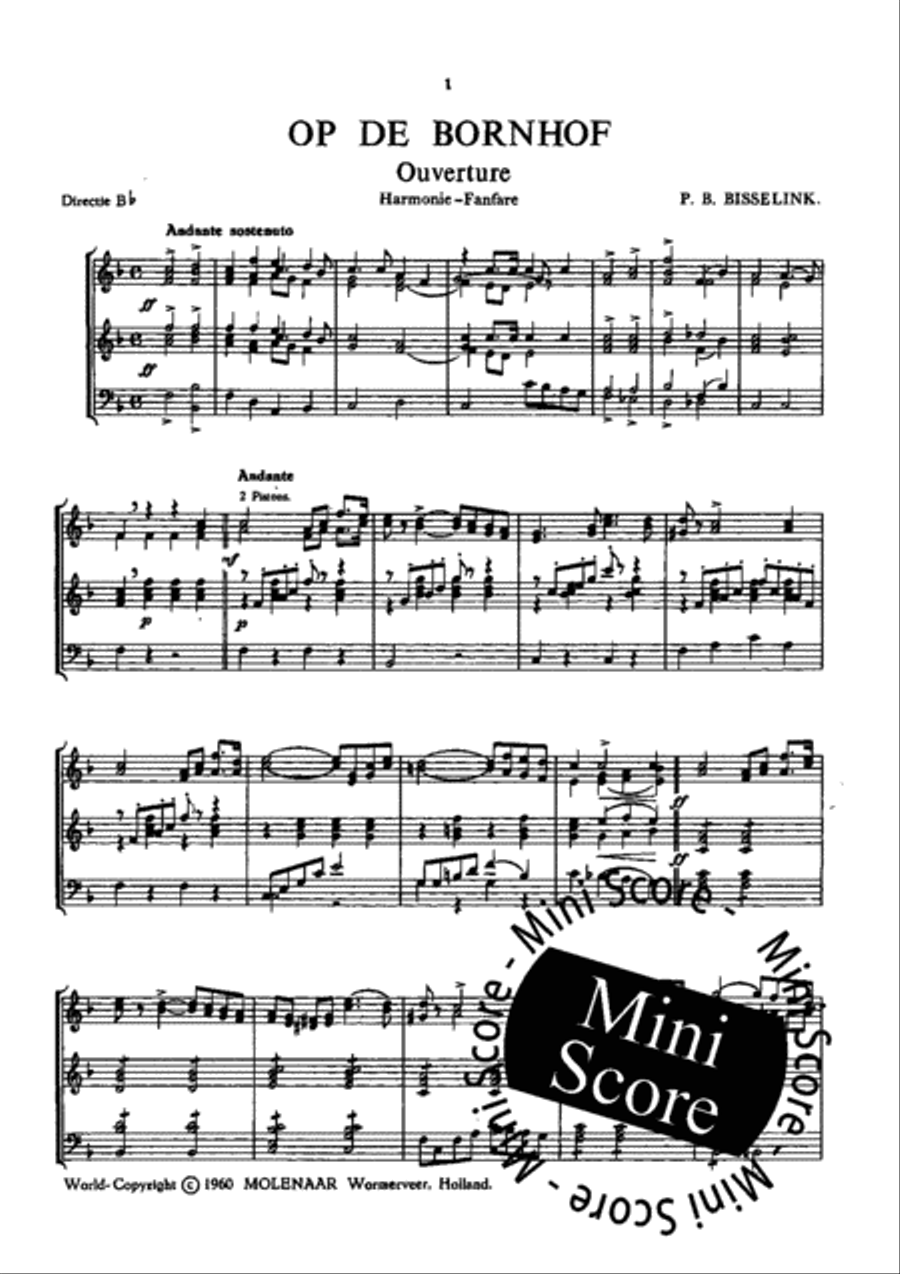 Op De Bornhof Concert Band scores gallery preview page 3