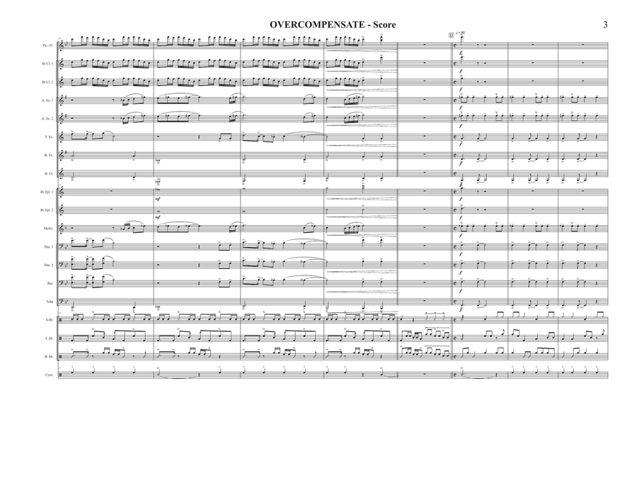 Overcompensate Marching Band scores gallery preview page 3