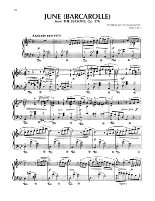 June: Barcarolle, Op. 37a/b