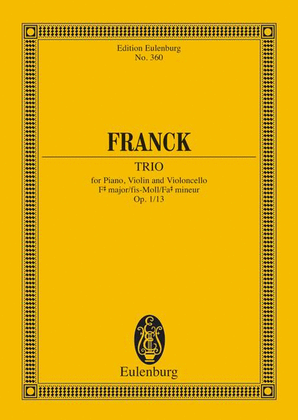 Book cover for Piano Trio F# minor