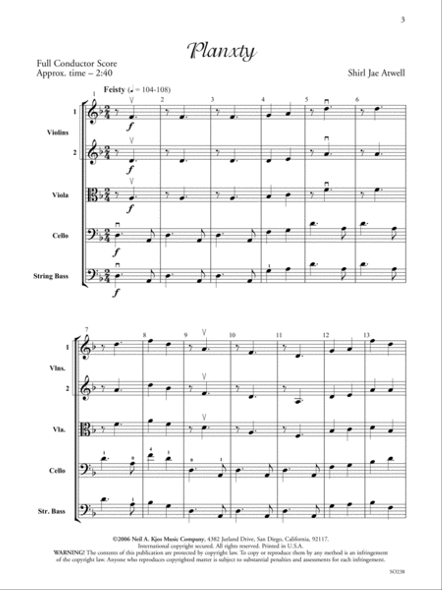 Planxty Planxty String Orchestra scores gallery preview page 2