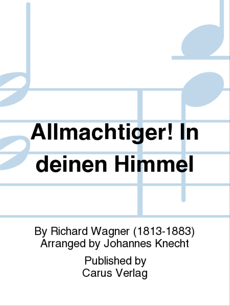 Allmachtiger! In deinen Himmel Choir scores gallery preview page 1