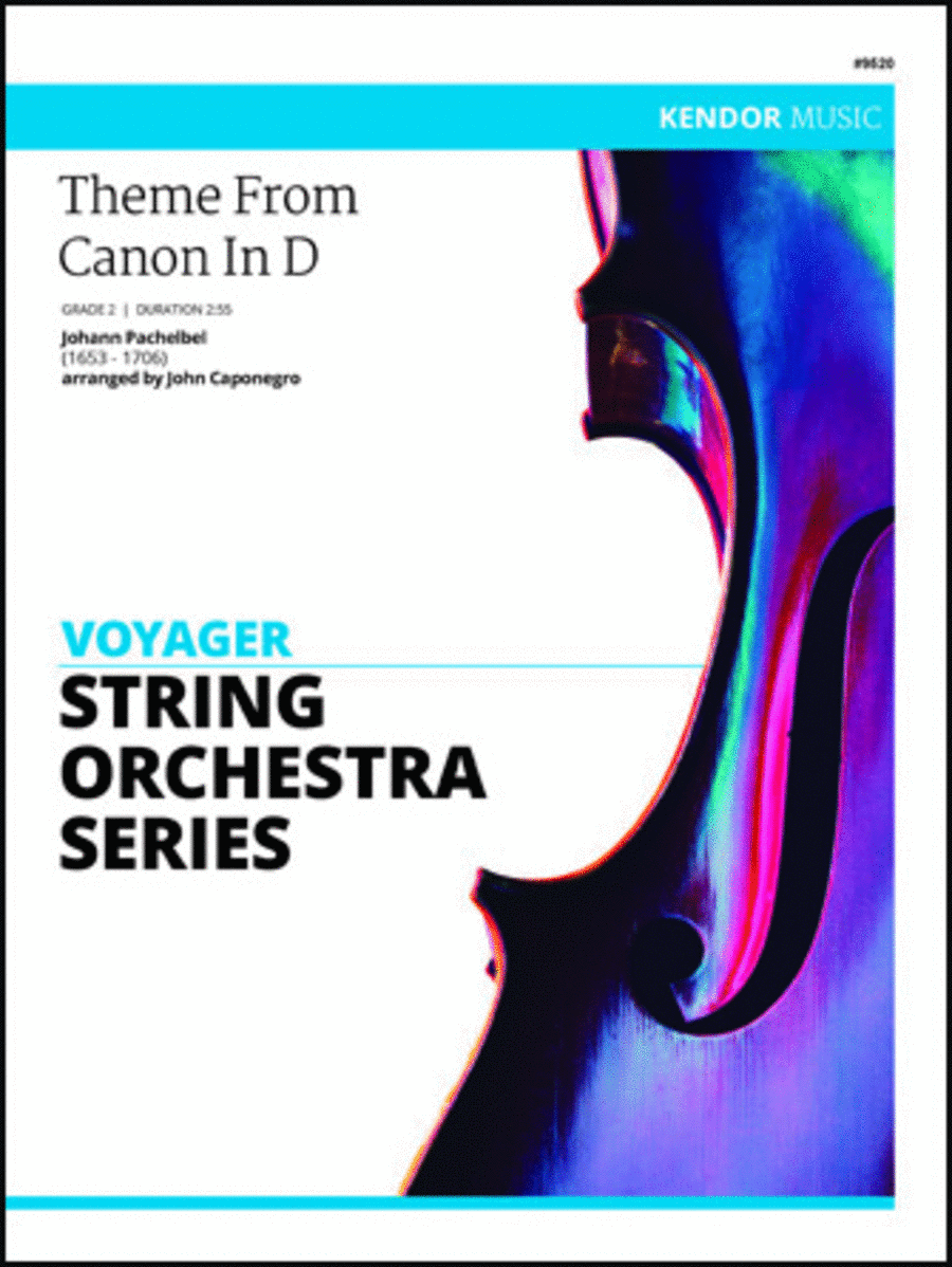 Theme From Canon In D String Orchestra scores gallery preview page 1