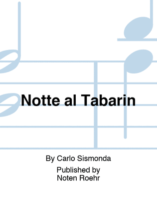 Book cover for Notte al Tabarin
