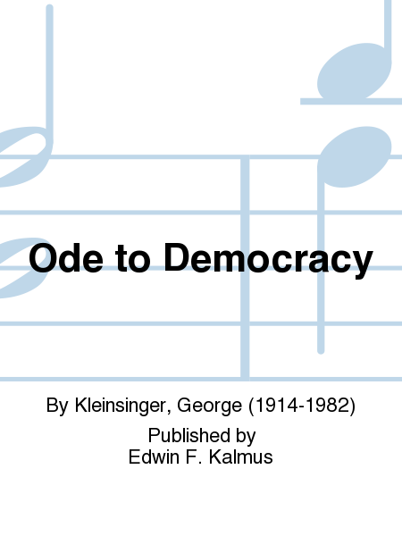 Ode to Democracy