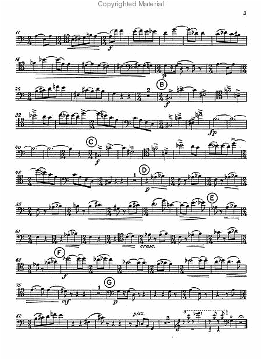 Bass Sonata (1949) Bass Sonata (1949) Double Bass scores gallery preview page 5