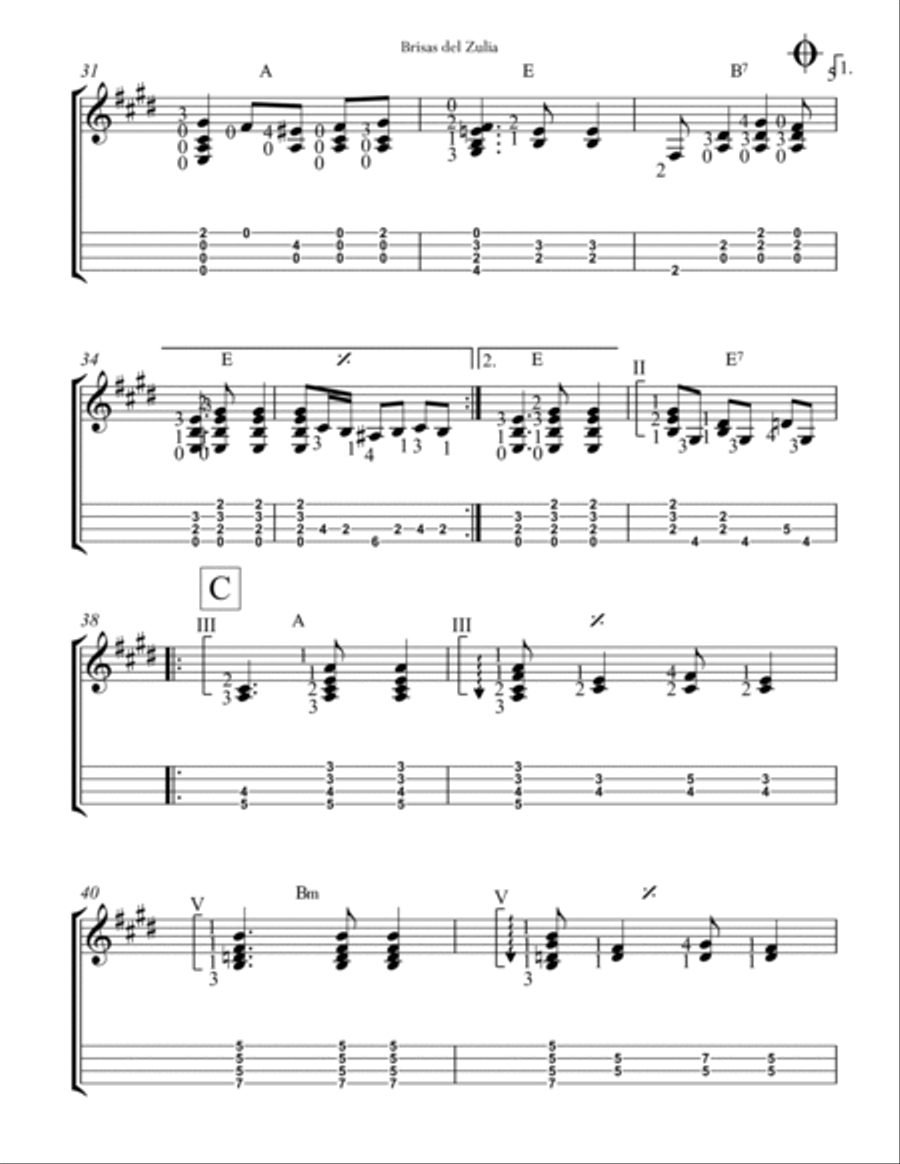 Brisas del Zulia Brisas del Zulia Chamber Music scores gallery preview page 5