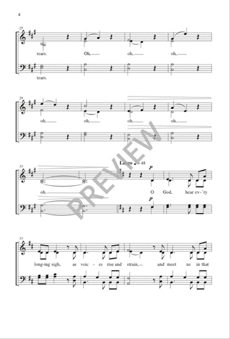 What Comfort Can Our Worship Bring 4-Part scores gallery preview page 4