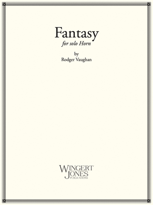 Book cover for Fantasy For Solo Horn