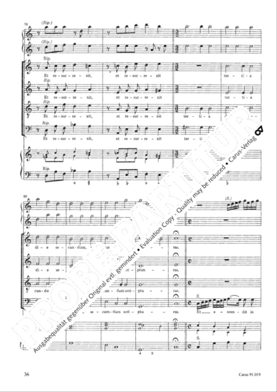 Non sine quare 4-Part scores gallery preview page 39