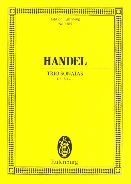 3 Trio Sonatas, Op. 2/4-6