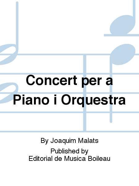Concert per a Piano i Orquestra