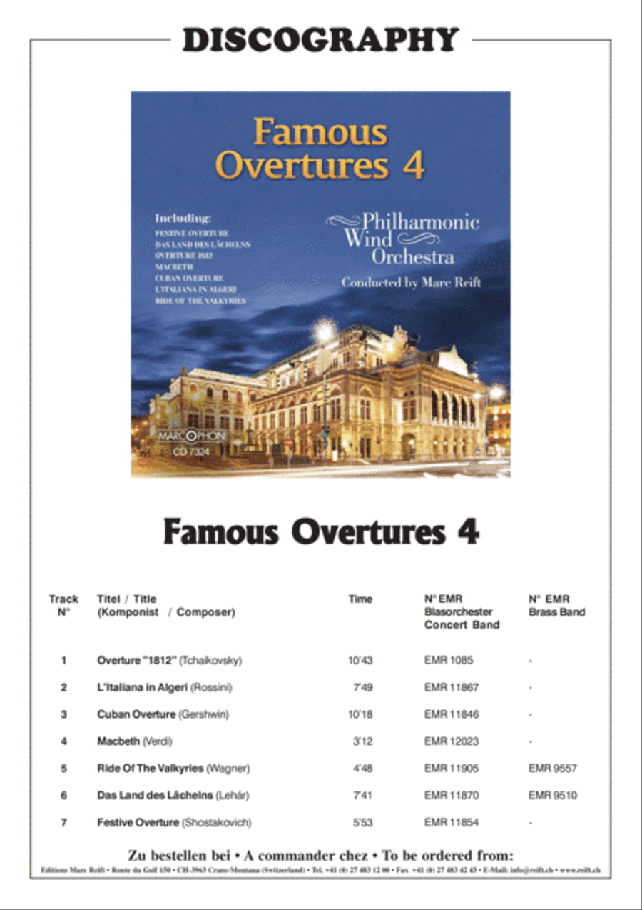 L'Italiana in Algeri Concert Band scores gallery preview page 3