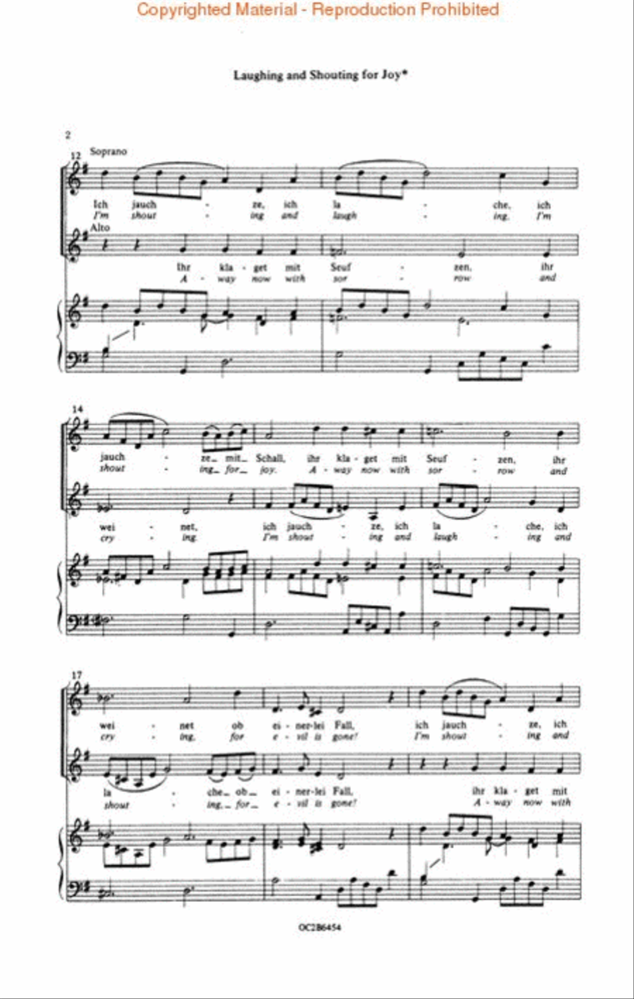 Laughing and Shouting for Joy 2-Part scores gallery preview page 3