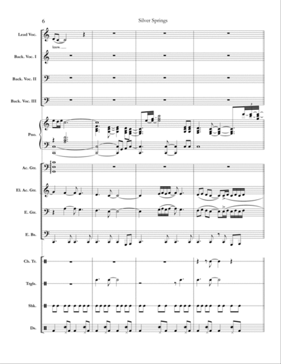 Silver Springs Large Ensemble scores gallery preview page 6