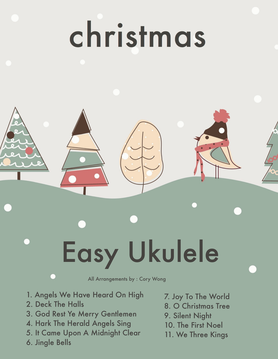 Easy Ukulele Christmas (with TAB) Ukulele scores gallery preview page 1