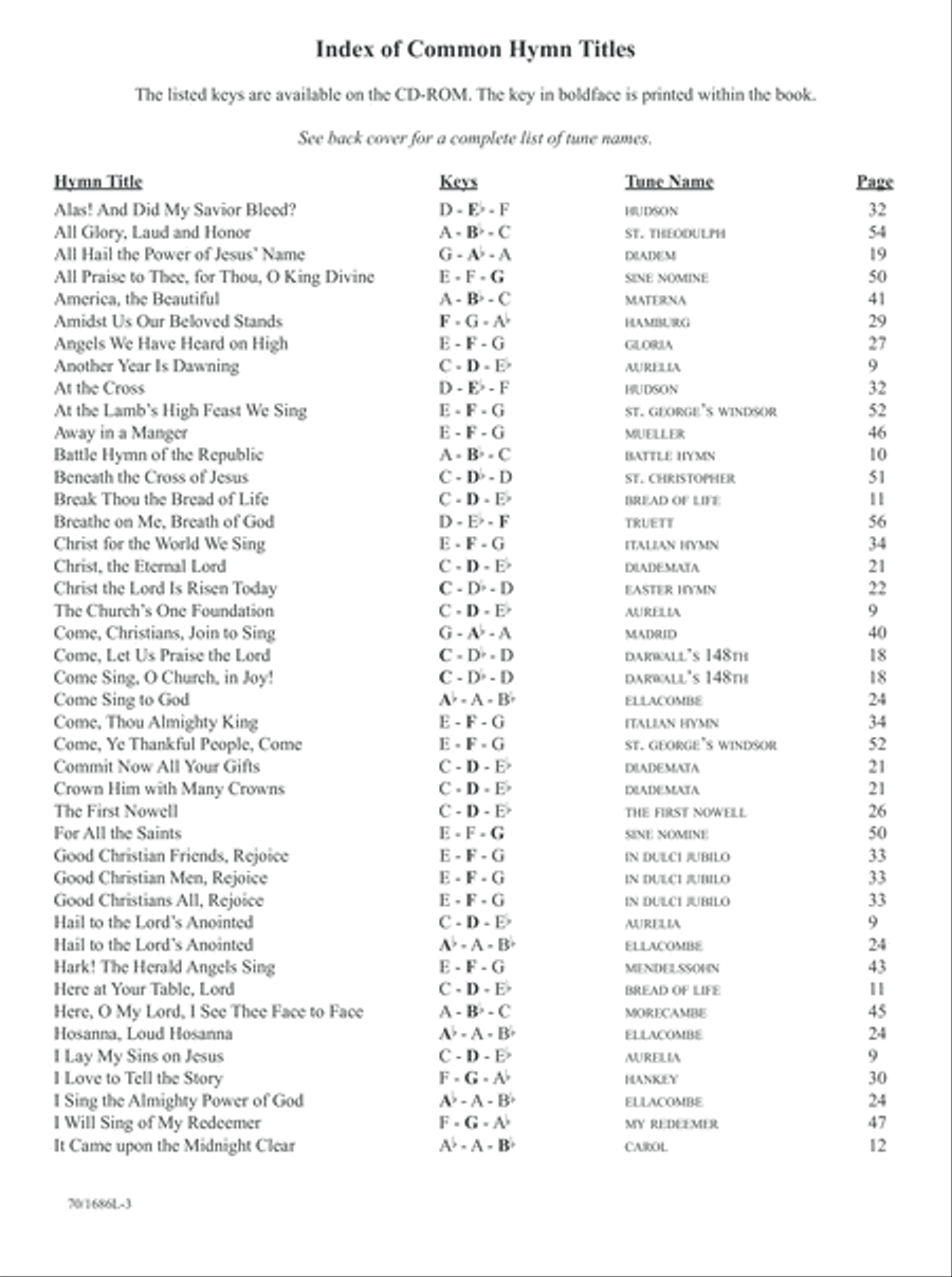 Hymn Harmonizations by Hayes, Vol. 2 Piano Solo scores gallery preview page 3