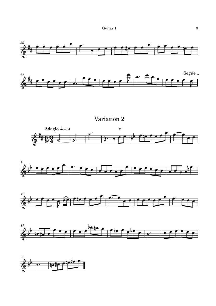 Fawlty Towers Guitar Ensemble scores gallery preview page 5