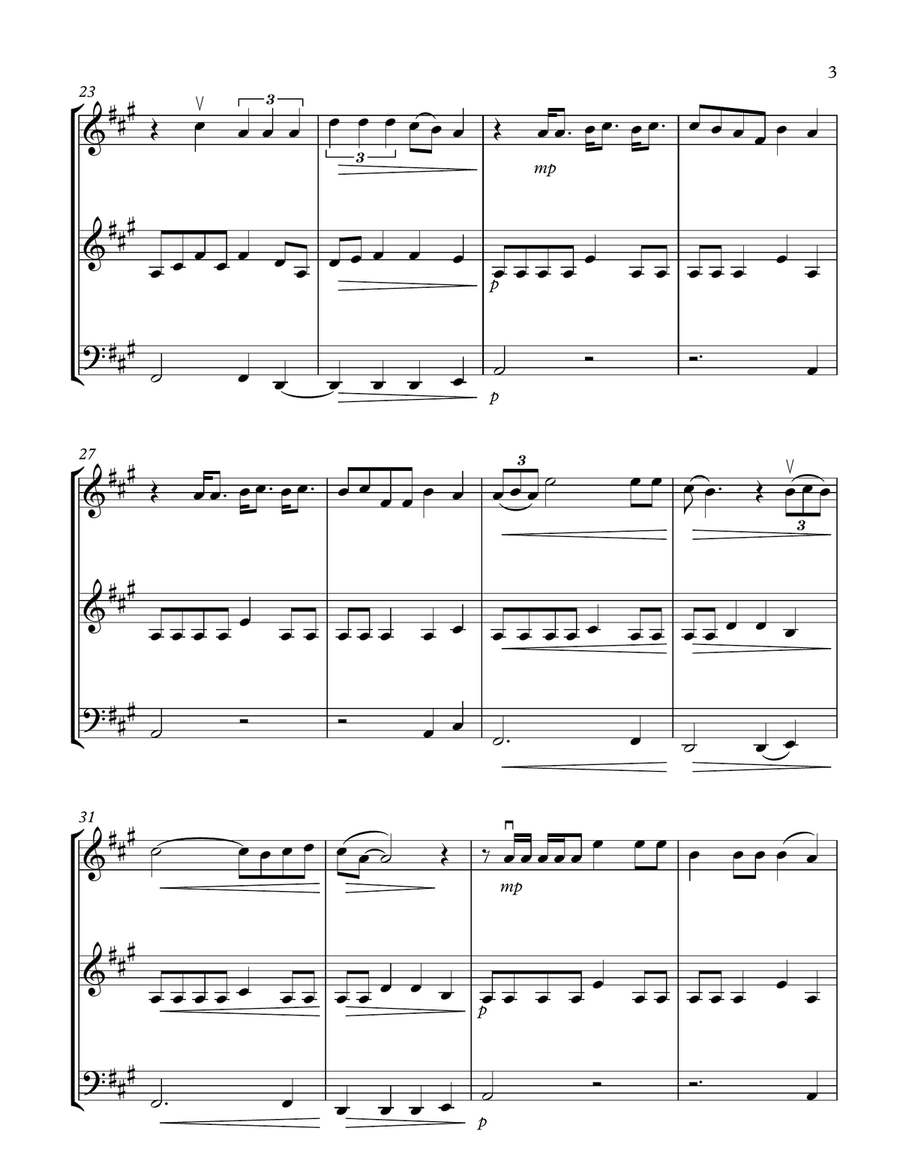 Intentions String Trio scores gallery preview page 3