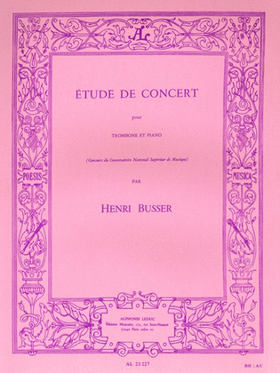 Etudes De Concert Op.79 (trombone & Piano)