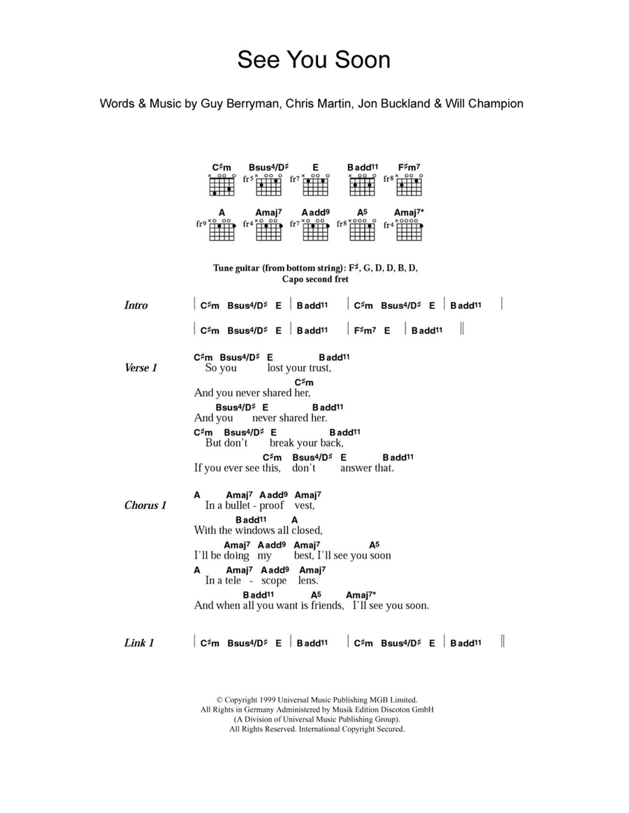 See You Soon Acoustic Guitar scores gallery preview page 1