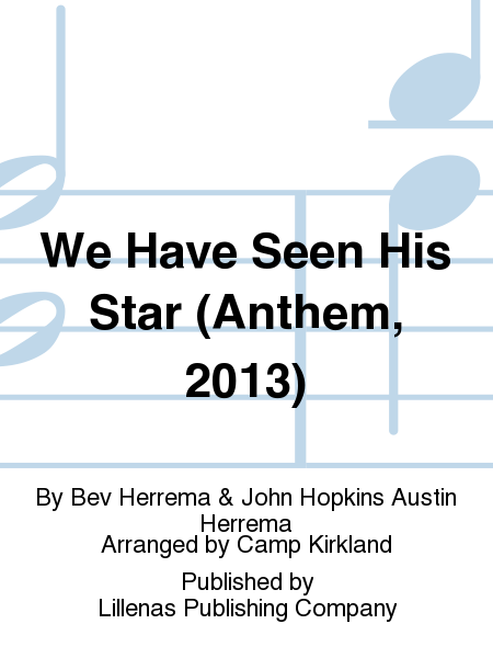 We Have Seen His Star (Anthem, 2013) image number null