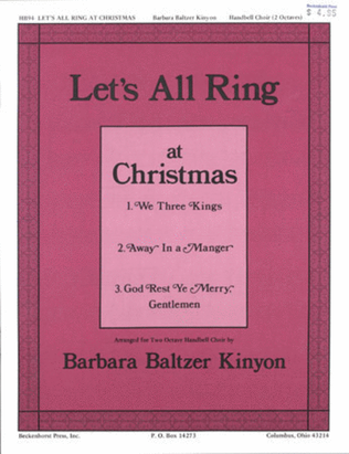 Book cover for Let's All Ring At Christmas