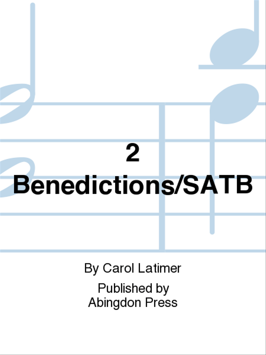 2 Benedictions/Satb 4-Part scores gallery preview page 1