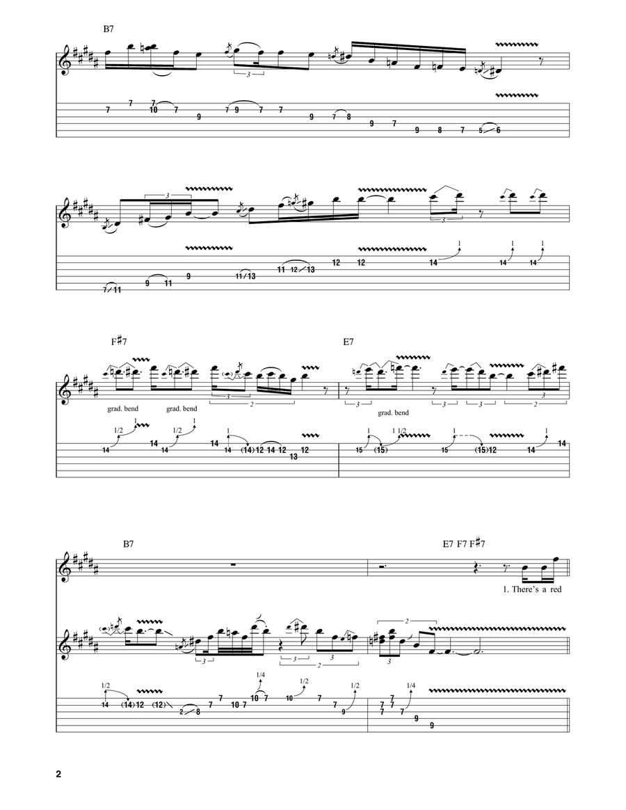 Red House Acoustic Guitar scores gallery preview page 2