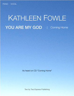 Book cover for You Are My God