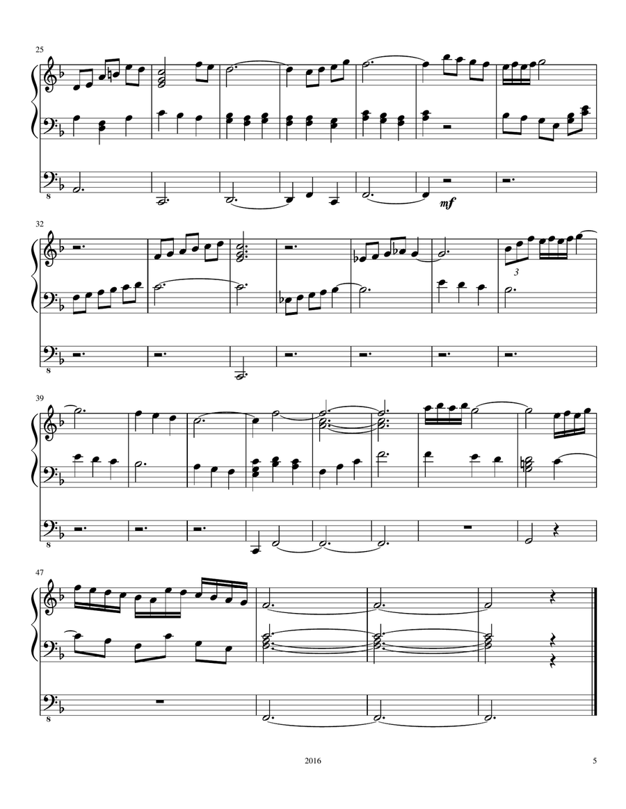 Church Organ Music Organ Solo scores gallery preview page 5