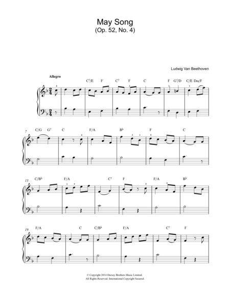 May Song Op.52, No.4