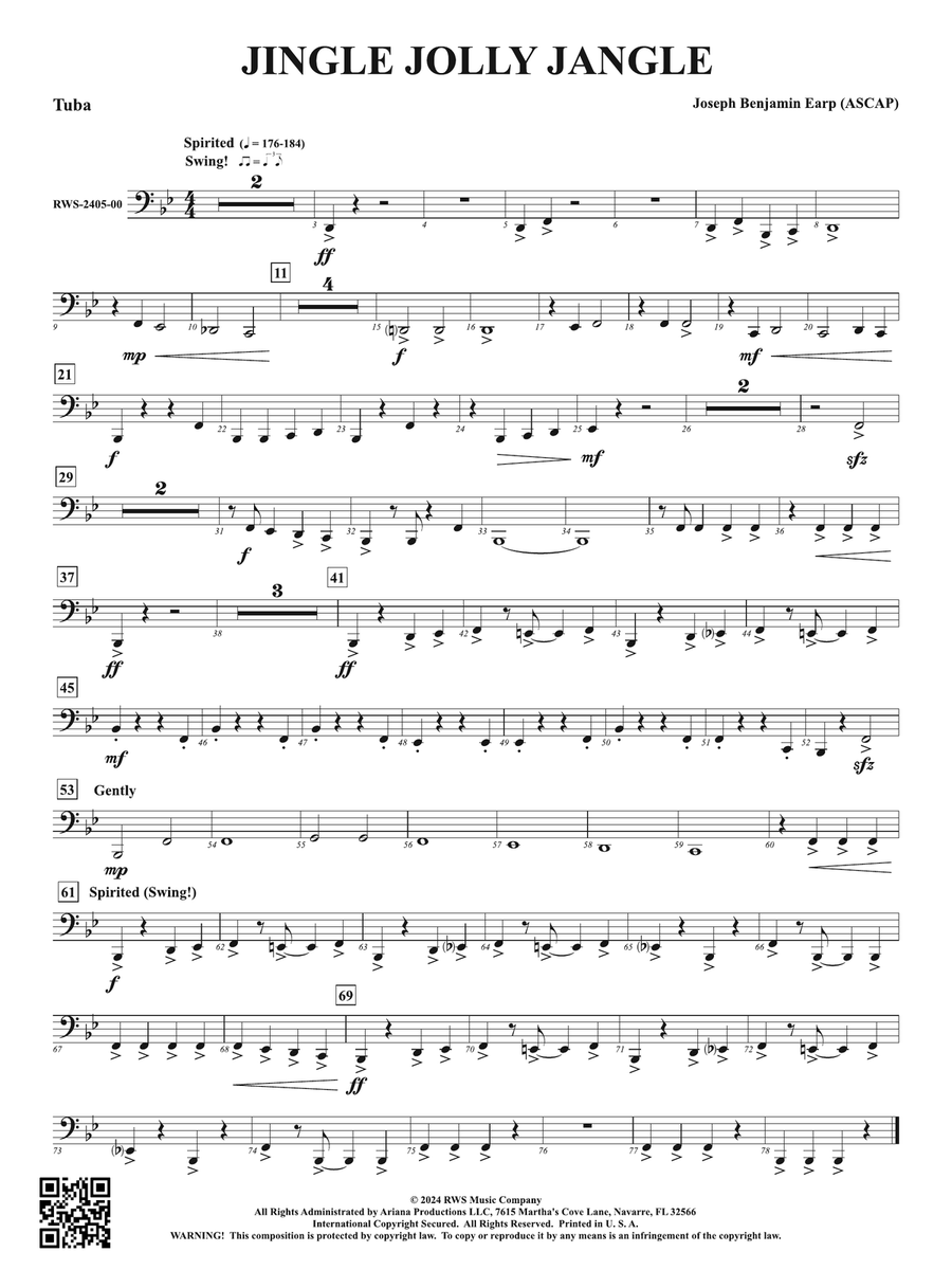 Jingle Jolly Jangle: Tuba Tuba scores gallery preview page 1