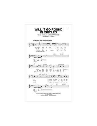 Book cover for Will It Go Round In Circles