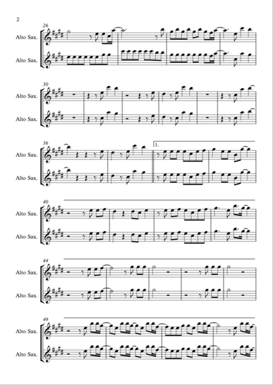 Faded Woodwind Duet scores gallery preview page 2