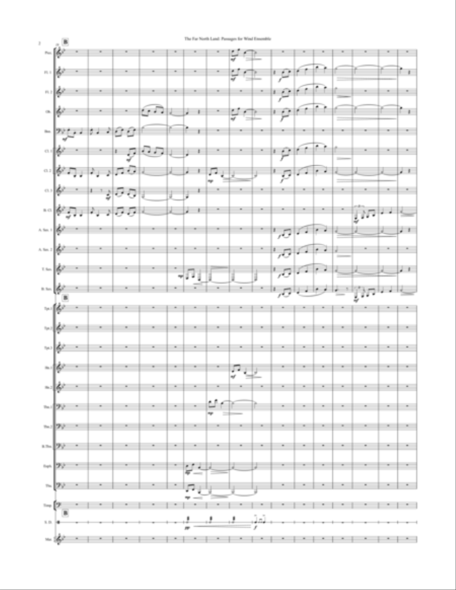 The Far North Land: Passages for Wind Ensemble Concert Band scores gallery preview page 4