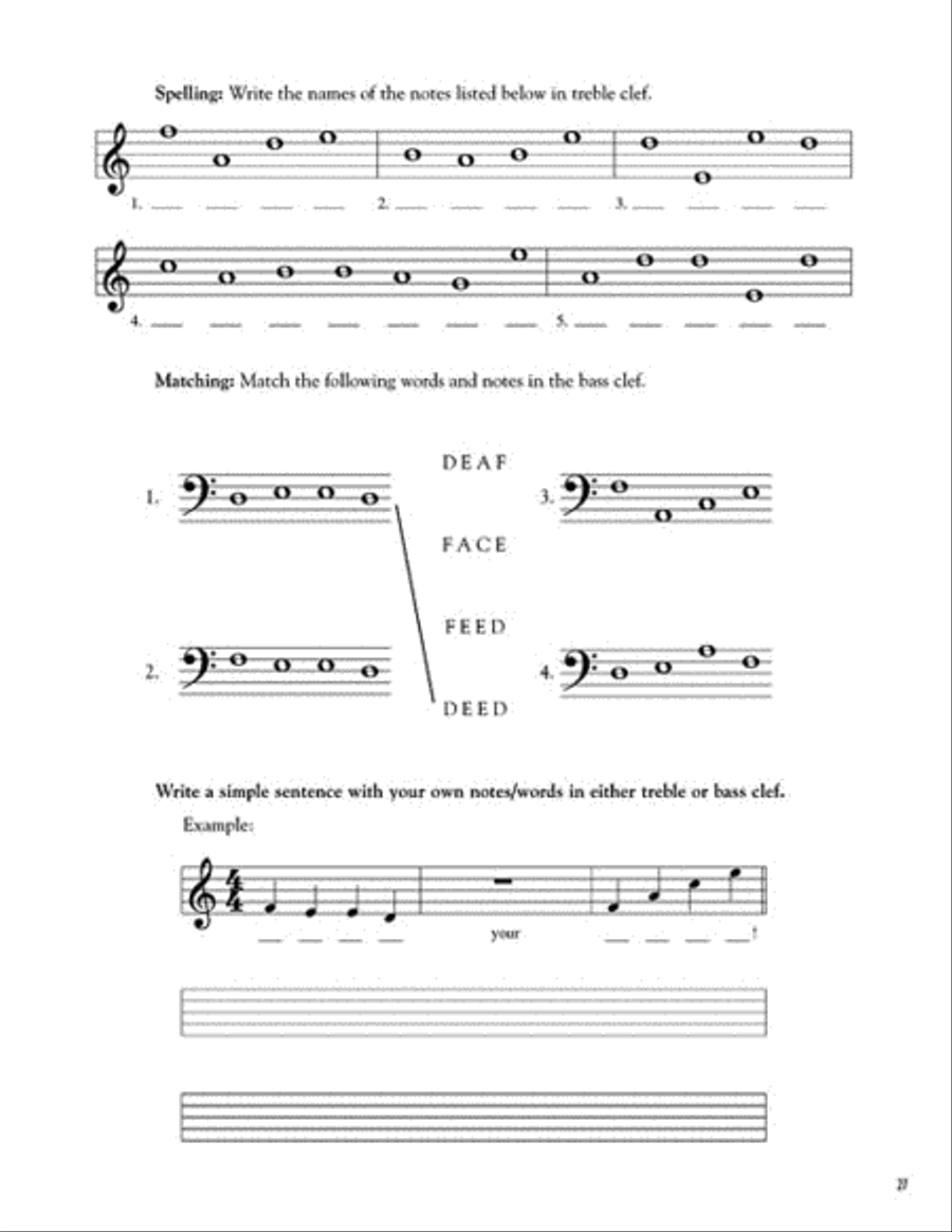 Thirty Days to Music Theory (Classroom Resource) Reproducible Packs scores gallery preview page 5