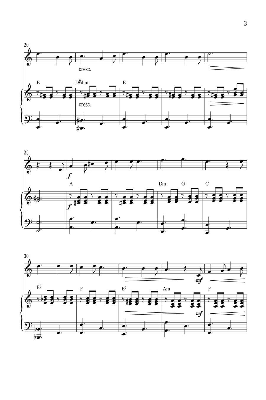 Moldau Moldau Violin Solo scores gallery preview page 3