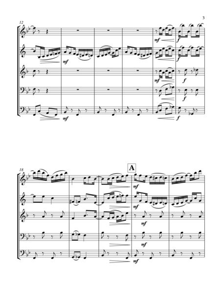 Scott Joplin: Pine Apple Rag for Brass Quintet image number null