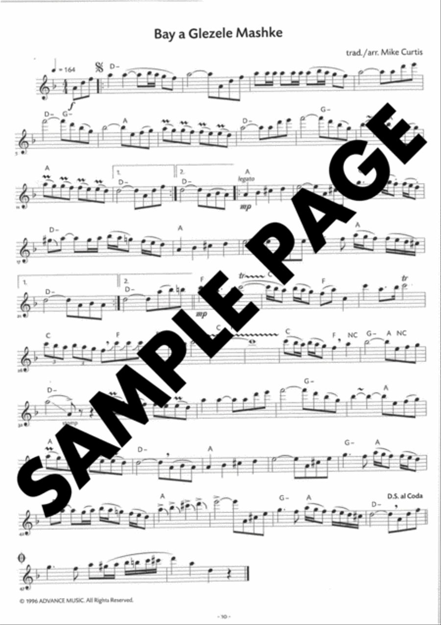 The Klezmer Repertoire, Volume 1 Small Ensemble scores gallery preview page 2