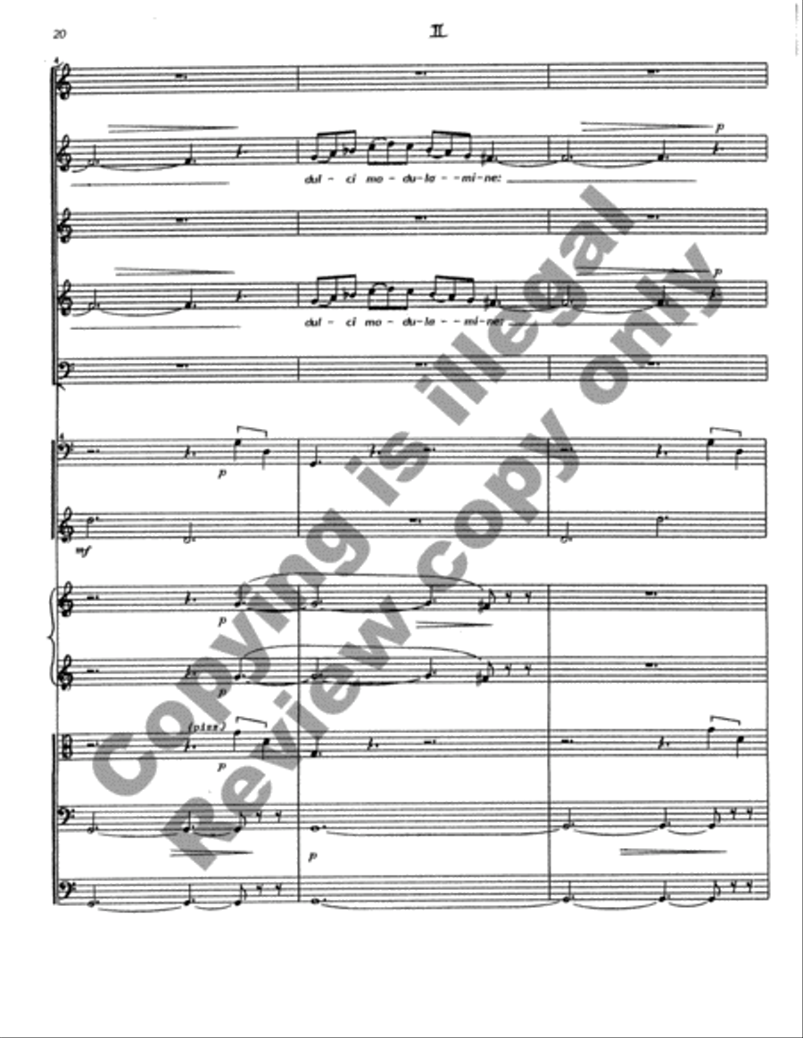 Cantata Rustica (Full/Choral Score) Choir scores gallery preview page 97