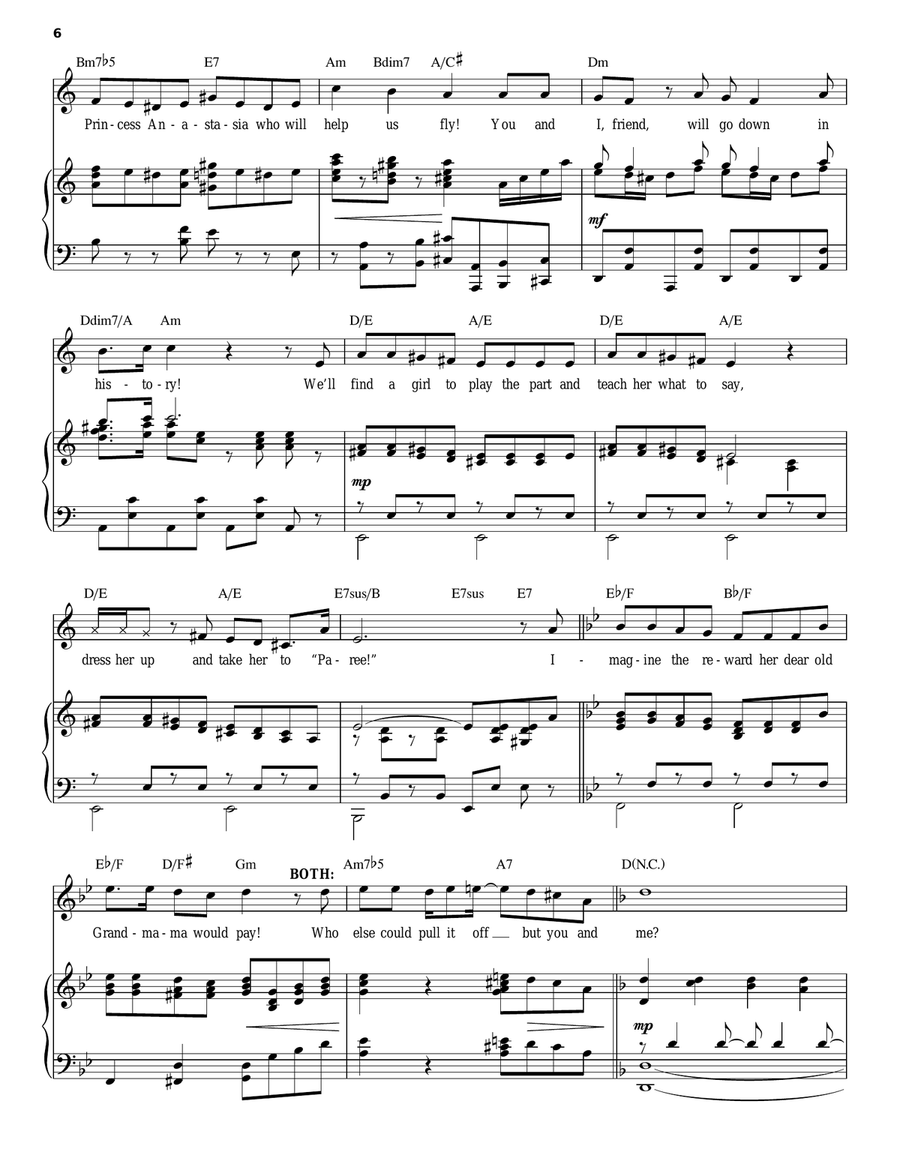 A Rumor In St. Petersburg Voice scores gallery preview page 6