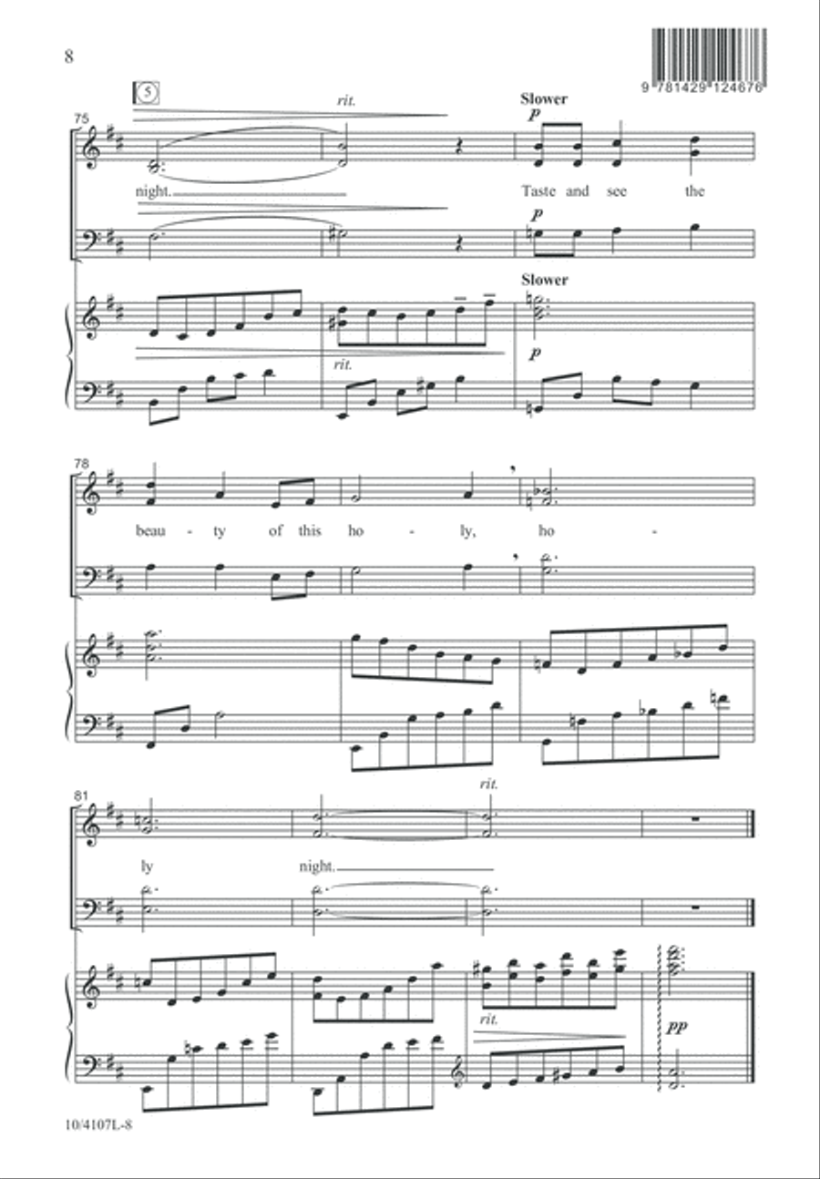 Christmas Communion Song Christmas Communion Song 3-Part scores gallery preview page 8
