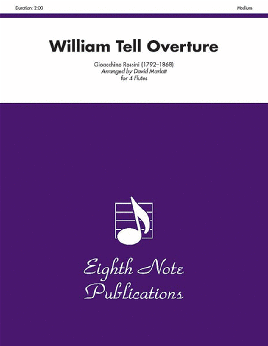 William Tell Overture Flute Quartet scores gallery preview page 1