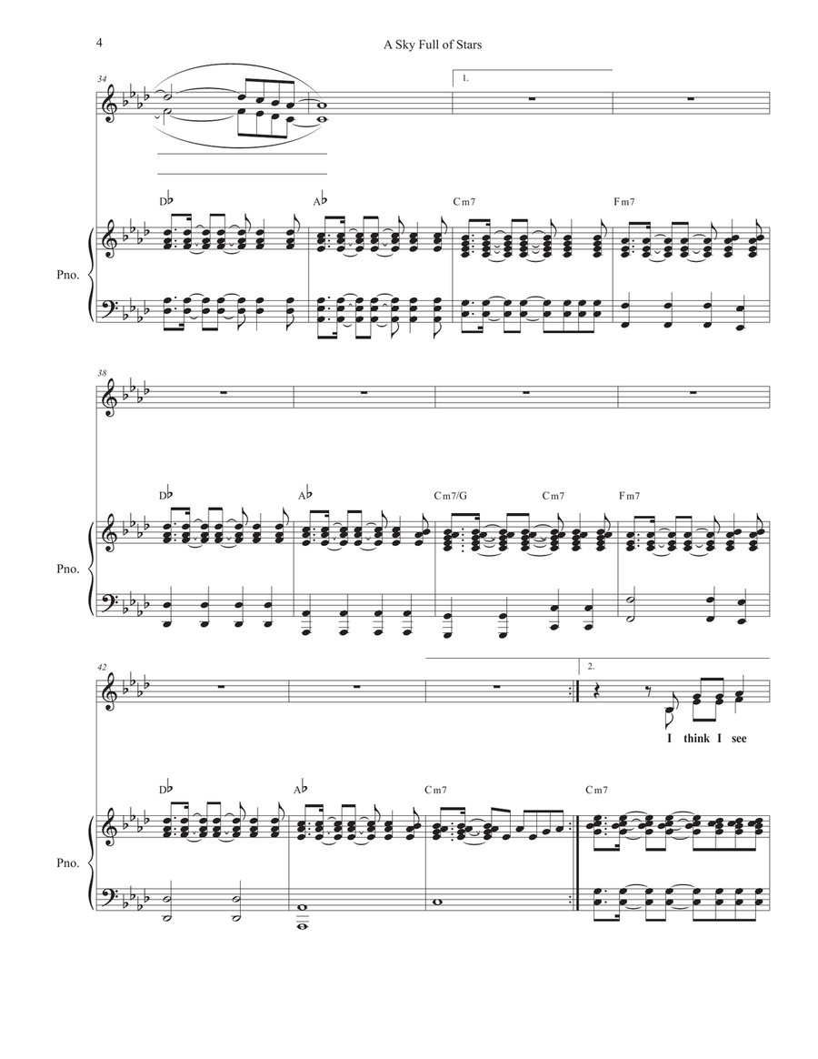 A Sky Full Of Stars SA scores gallery preview page 4
