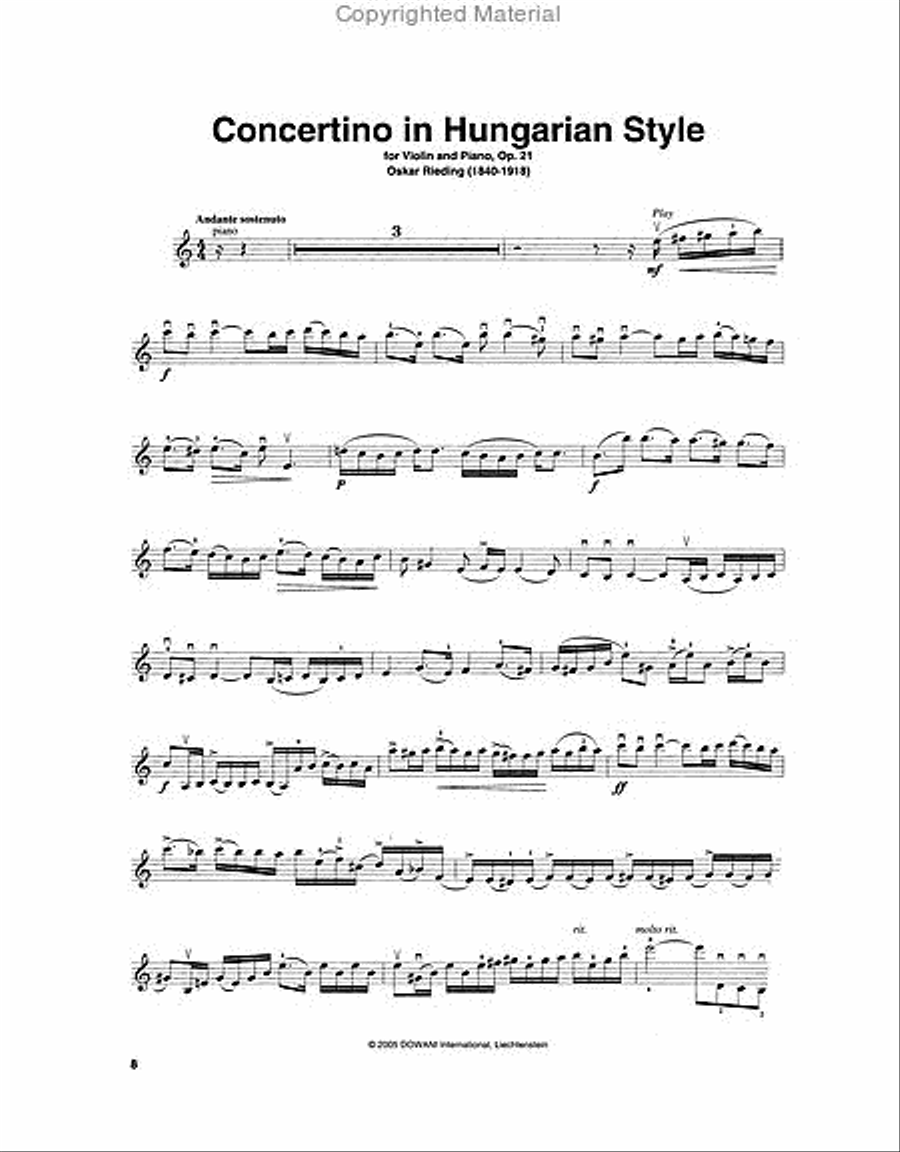 Classical Masterpieces Violin Solo scores gallery preview page 4