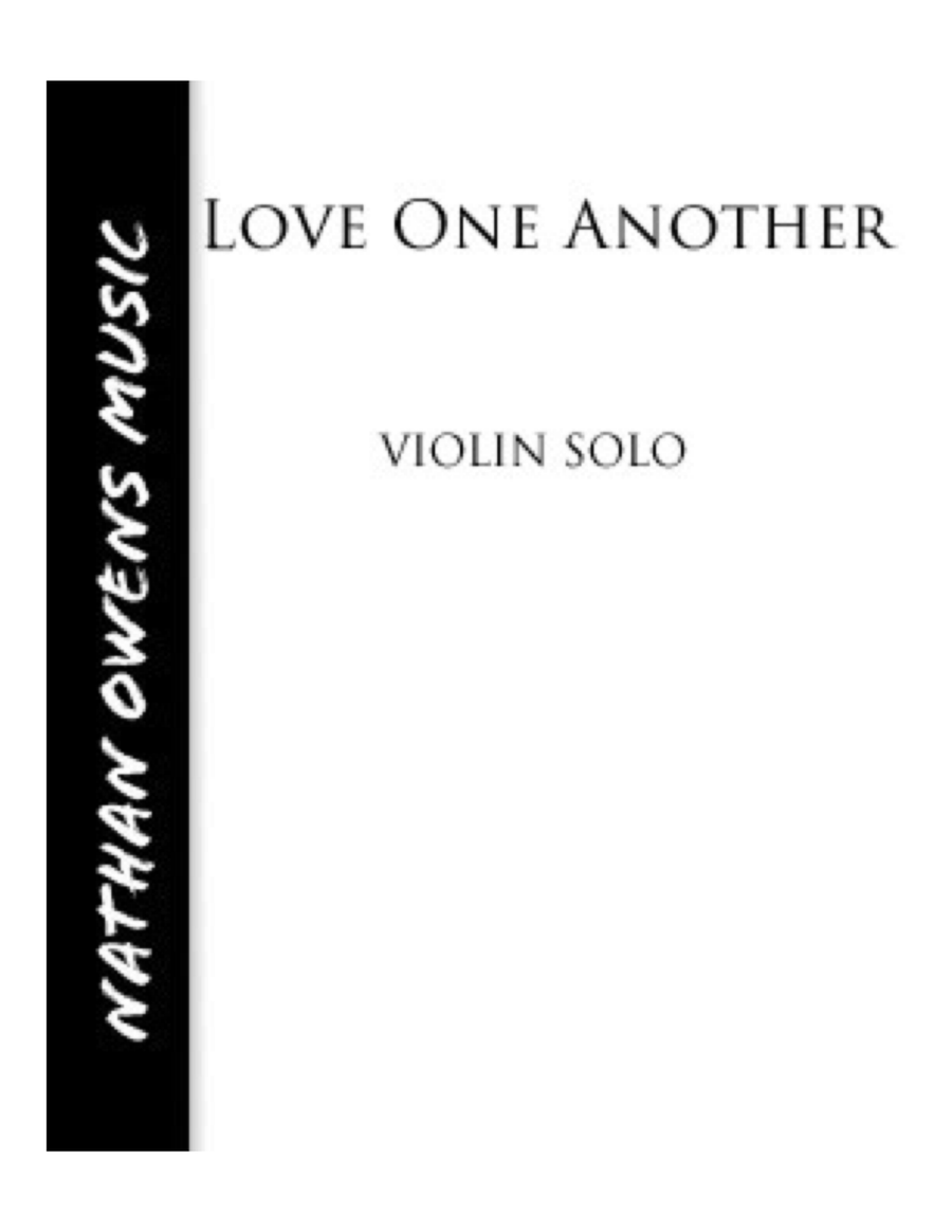 Love One Another - Violin/Piano Love One Another - Violin/Piano Violin Solo scores gallery preview page 1