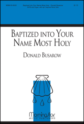 Book cover for Baptized Into Your Name Most Holy