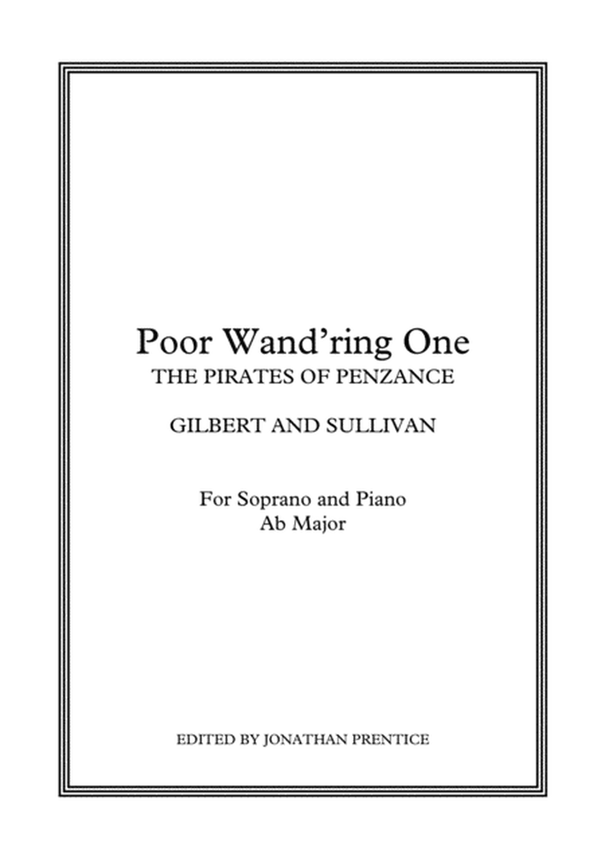 Poor Wand'ring One - The Pirates of Penzance (Ab Major) image number null