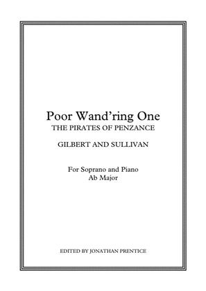 Book cover for Poor Wand'ring One - The Pirates of Penzance (Ab Major)